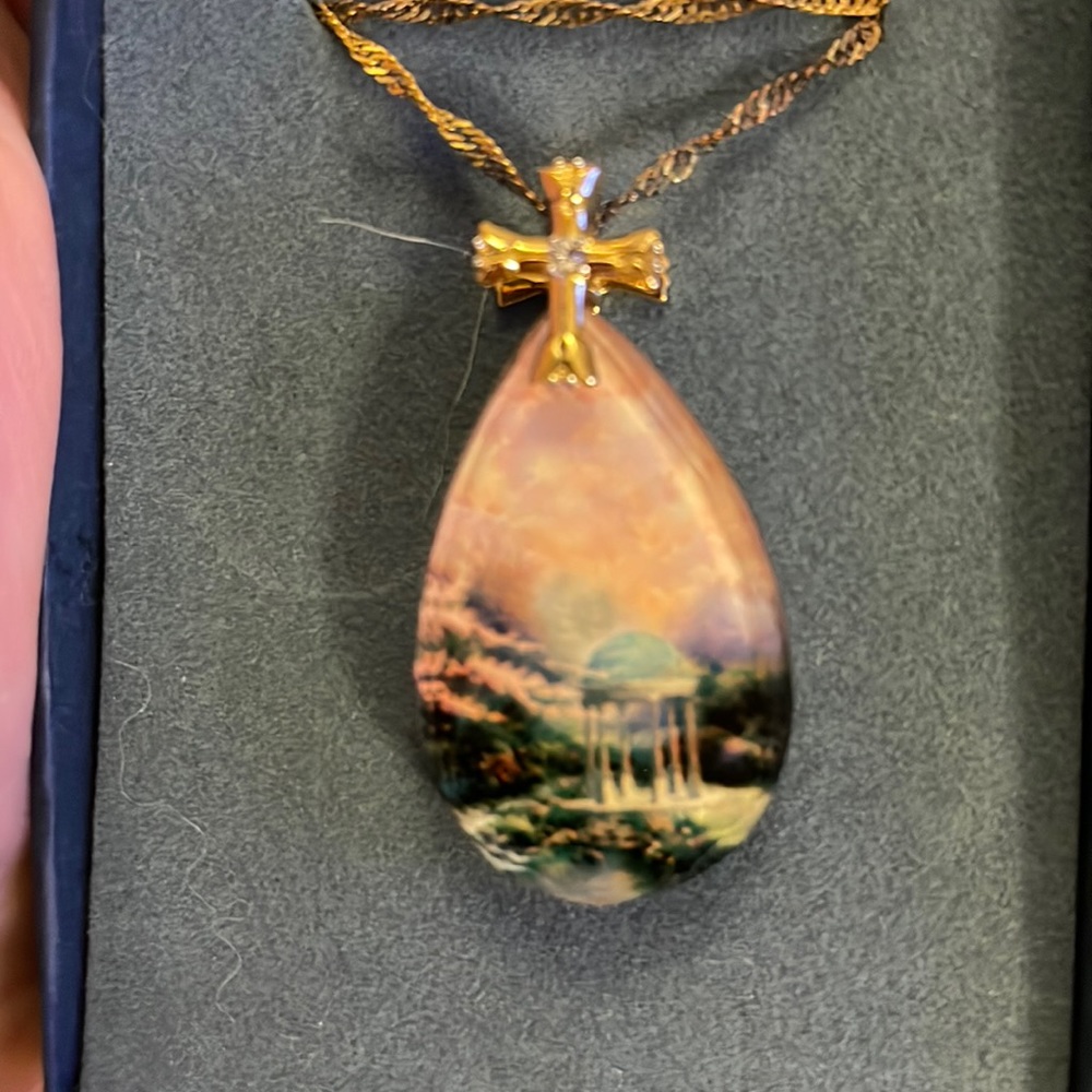 Pools of Serenity Necklace, The Bradford exchange. Vintage